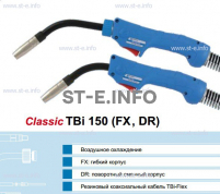 Горелка для полуавтоматической сварки TBi 240-blue-ESG, длина 3 метра - st-e.info - Екатеринбург