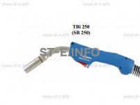 Горелка для полуавтоматической сварки TBi 250-blue-ESG, длина 4 метра - st-e.info - Екатеринбург