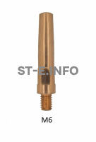 Наконечник М6*45*1,6 (для горелки qtb-500) Panasonic - st-e.info - Екатеринбург