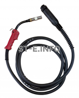 Сварочная горелка для полуавтомата QTB-500A длина кабеля 5 метров, евроадаптер - st-e.info - Екатеринбург