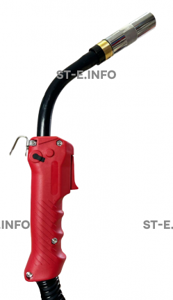Сварочная горелка для полуавтомата QTB-500 разъем PNA (штырь),  2 метра - st-e.info - Екатеринбург
