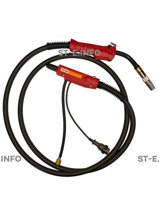 Сварочная горелка для полуавтомата QTB-350A длина кабеля 5 метров, PNA (штырь) - st-e.info - Екатеринбург