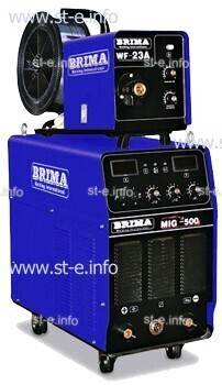 Сварочный инверторный полуавтомат Brima MIG-500 - st-e.info - Екатеринбург